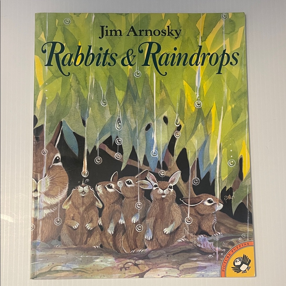 Rabbits & Raindrops Book by Jim Arnosky